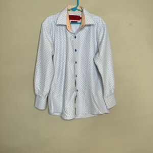 Elie Balleh Boy’s modern Fit printed Button-Down Shirt